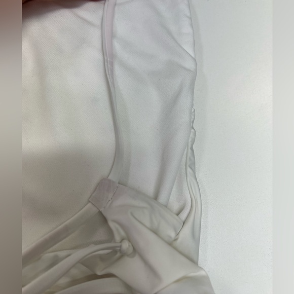 BASTA Surf Swim One Piece White Pearl Mailot Swimsuit Backless Size Small NEW - Picture 8 of 9